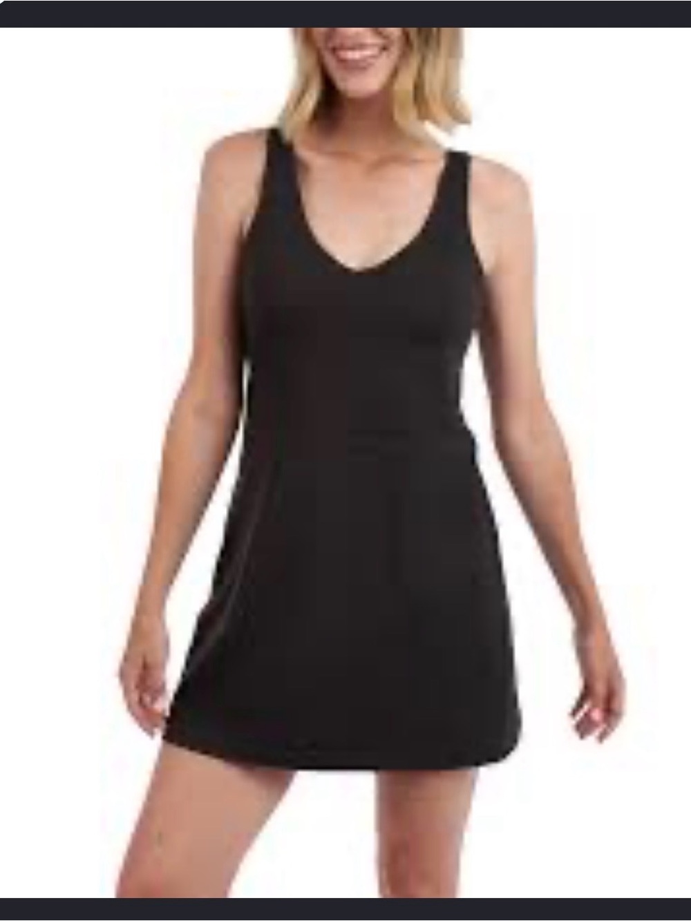 Elle nwt large athletic dress with shorts with pockets l